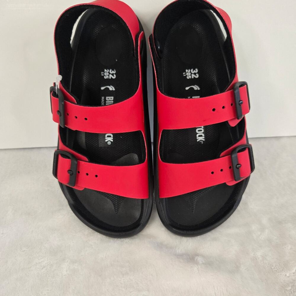 Birkenstock Red Sandals Size 32 (US 12.5) – Brand New